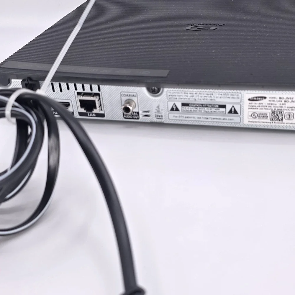 Samsung BD-JM57 Wi‑Fi FHD 1080p Blu-ray & DVD Player HDMI No Remote Tested